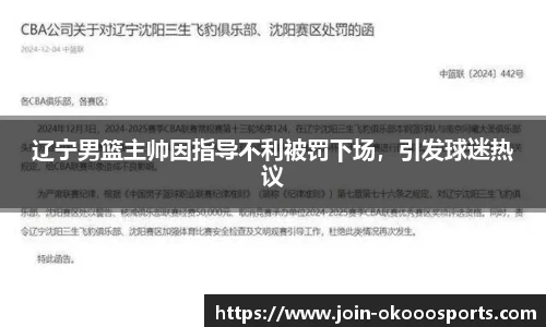 辽宁男篮主帅因指导不利被罚下场，引发球迷热议